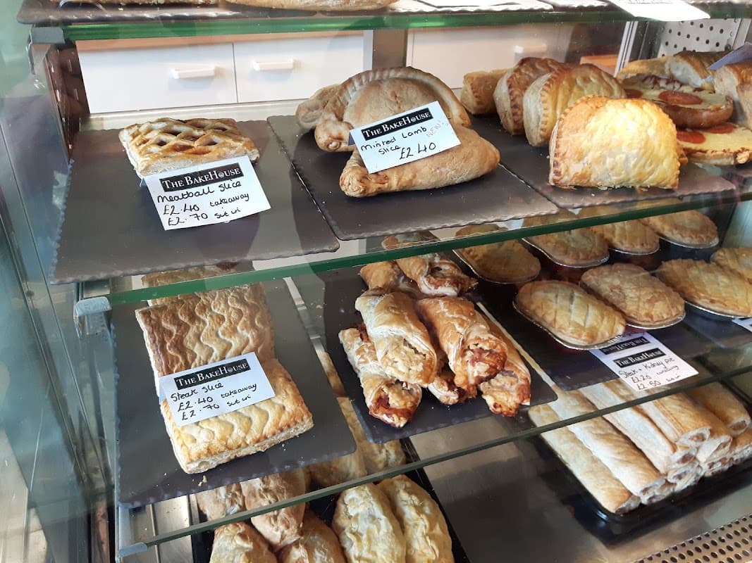 The bread and pastry counter at The BakeHouse, Hambledon Road, Denmead