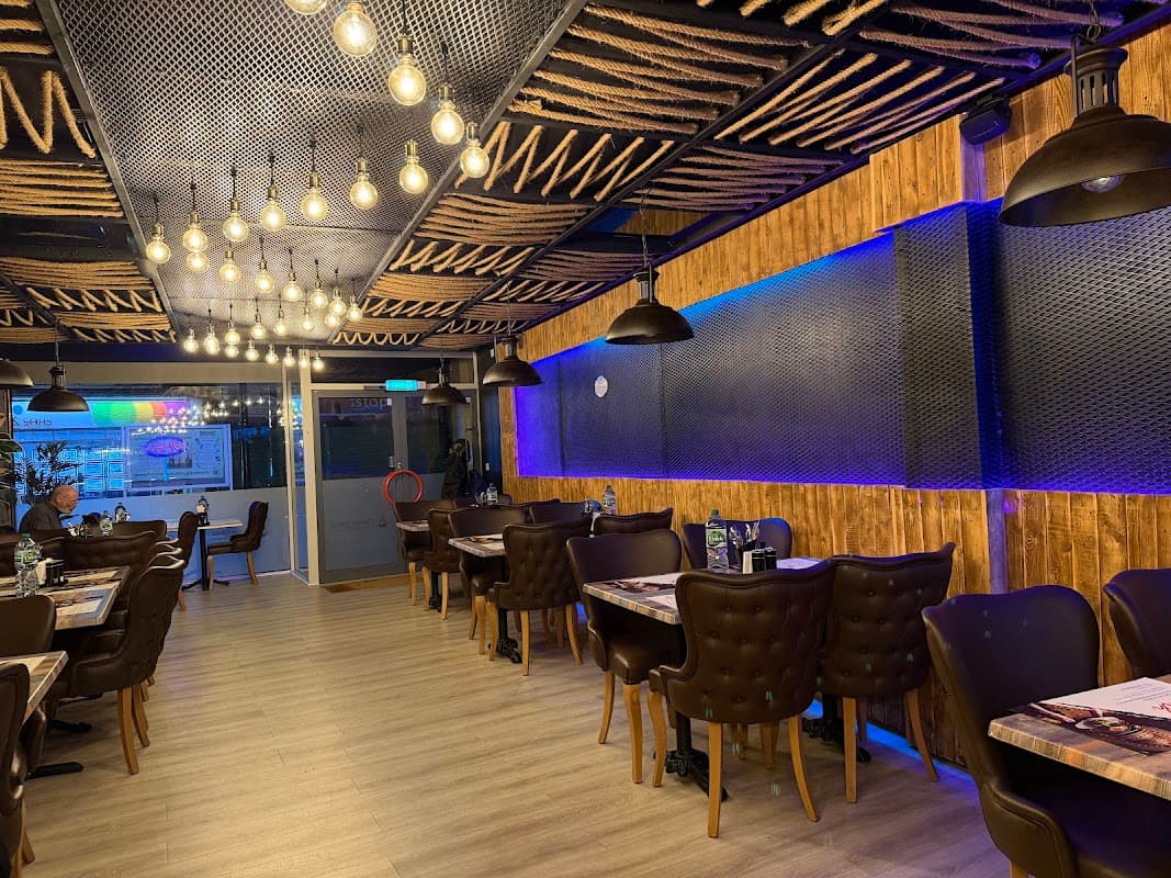 Inside Flavour Fiesta South Indian restaurant, London Road, Waterlooville