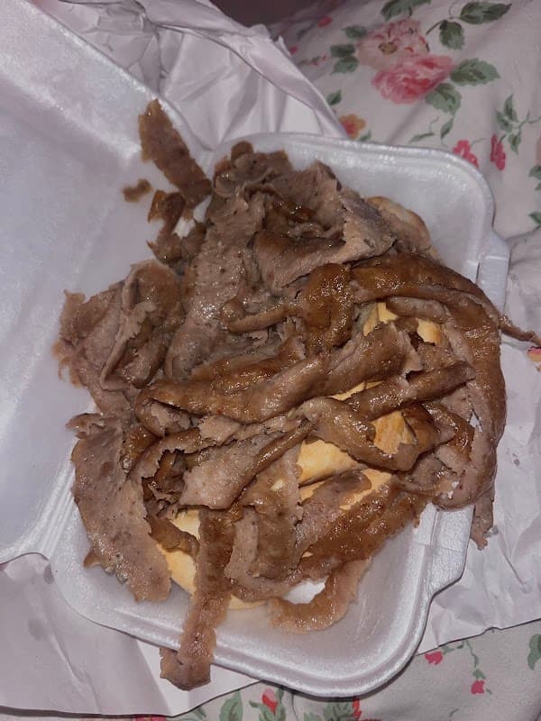 Doner meat from Golden Grill, London Road, Waterlooville