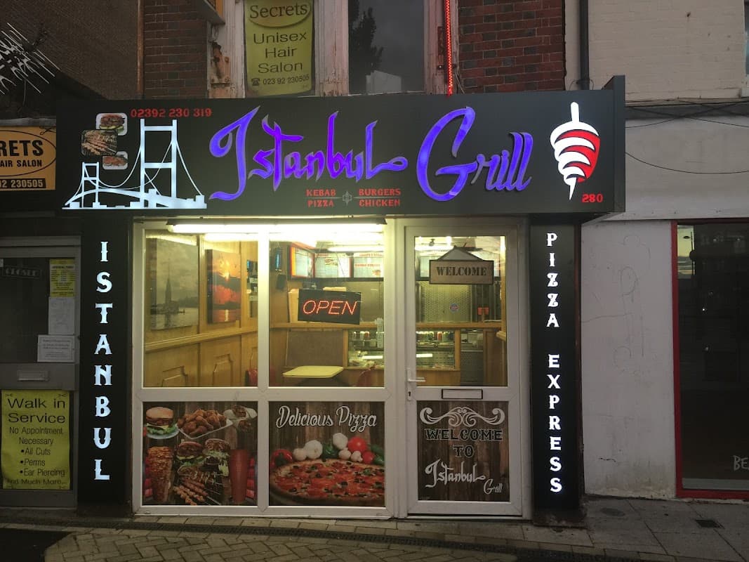 Istanbul Grill shopfront on London Road, Waterlooville