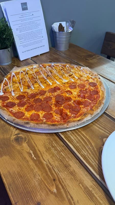 A pepperoni pizza from Yard Pizza in Purbrook Chase, Waterlooville